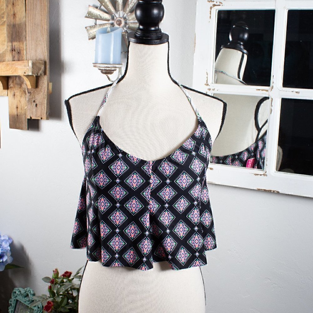 Hula Honey Swim Top - NWT - Aztec Print -XL